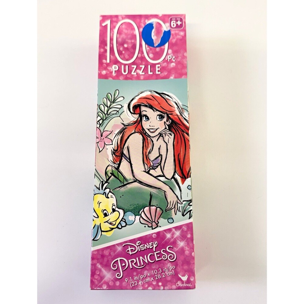 Disney Princess Ariel 100-Piece Cardboard Puzzle The Little Mermaid